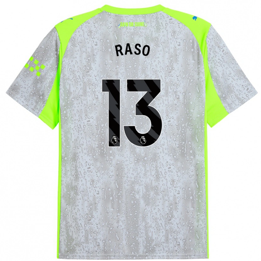 Danxen Kid Hayley Raso #13 Gray Yellow Third Jersey 2025/26 T-Shirt