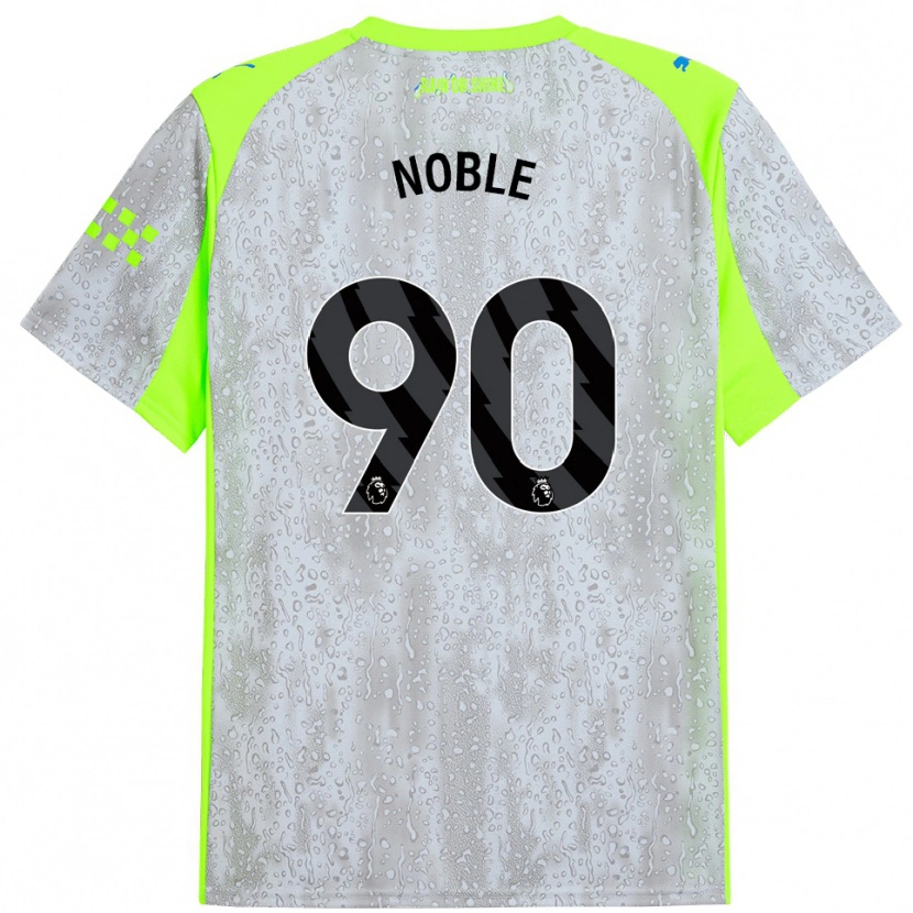 Danxen Kid Kian Noble #90 Gray Yellow Third Jersey 2025/26 T-Shirt