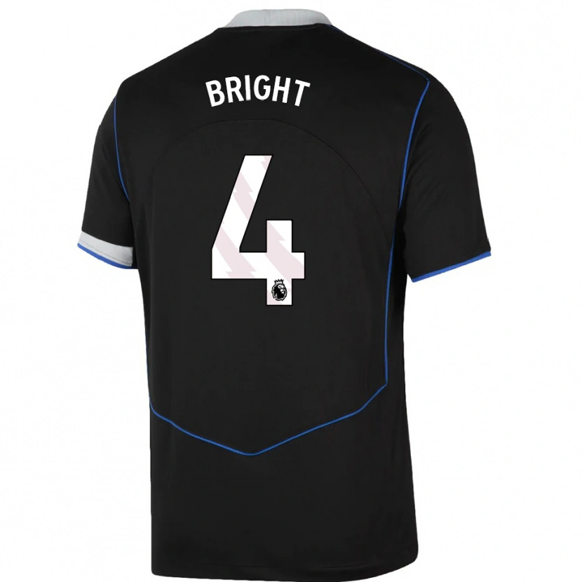 Danxen Kid Millie Bright #4 Black Blue Silver Third Jersey 2025/26 T-Shirt