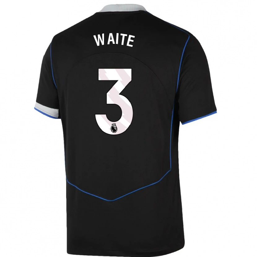 Danxen Kid Dante Waite #3 Black Blue Silver Third Jersey 2025/26 T-Shirt
