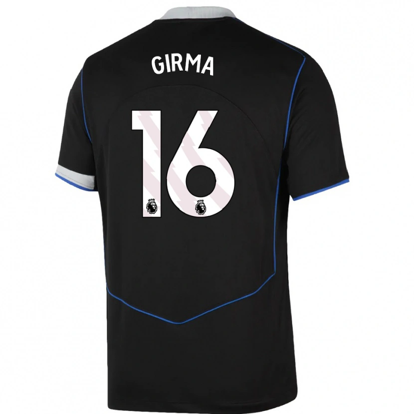 Danxen Kid Naomi Girma #16 Black Blue Silver Third Jersey 2025/26 T-Shirt