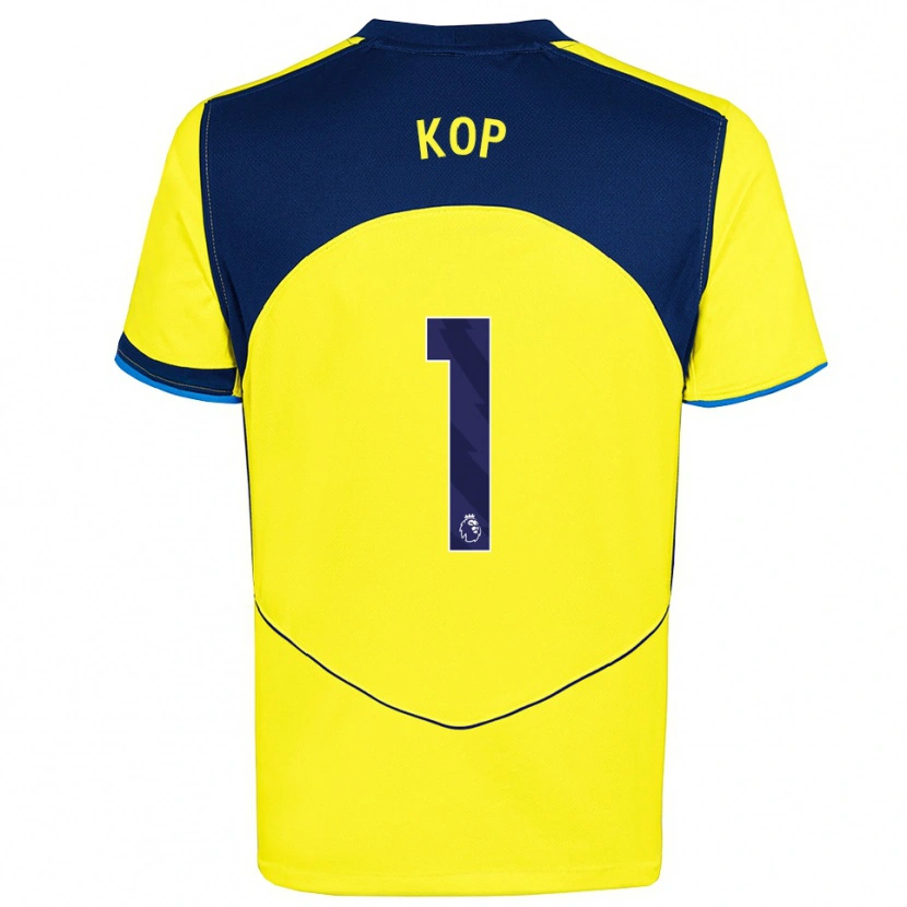 Danxen Kid Lize Kop #1 Yellow Navy Third Jersey 2025/26 T-Shirt