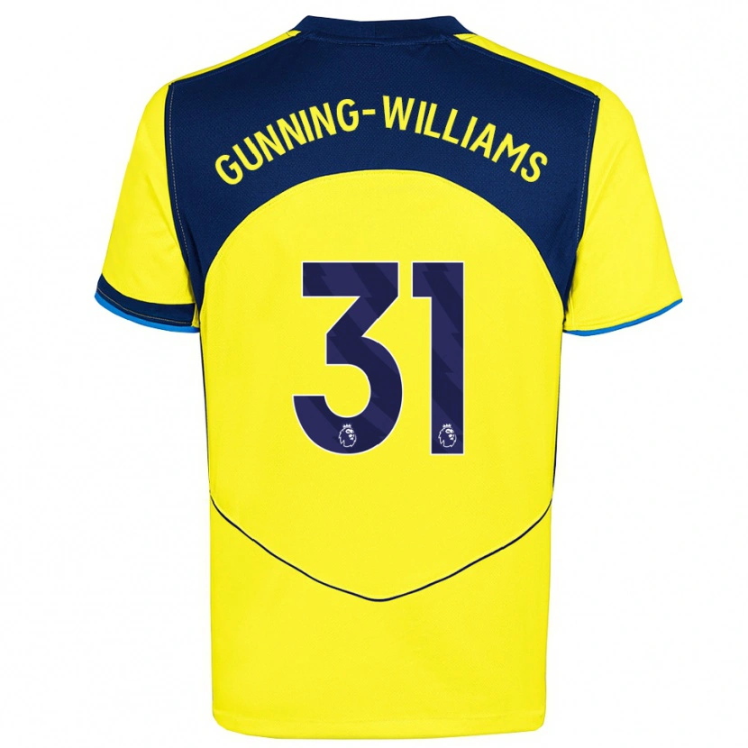 Danxen Kid Lenna Gunning-Williams #31 Yellow Navy Third Jersey 2025/26 T-Shirt