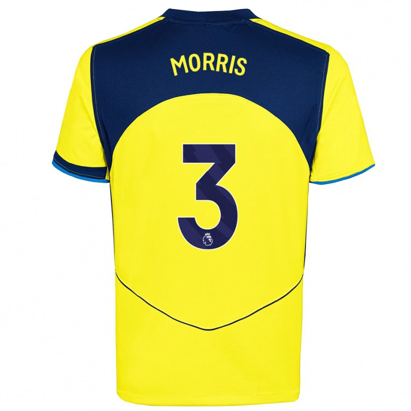 Danxen Kid Ella Morris #3 Yellow Navy Third Jersey 2025/26 T-Shirt