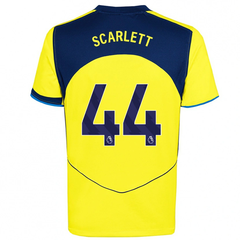 Danxen Kid Dane Scarlett #44 Yellow Navy Third Jersey 2025/26 T-Shirt