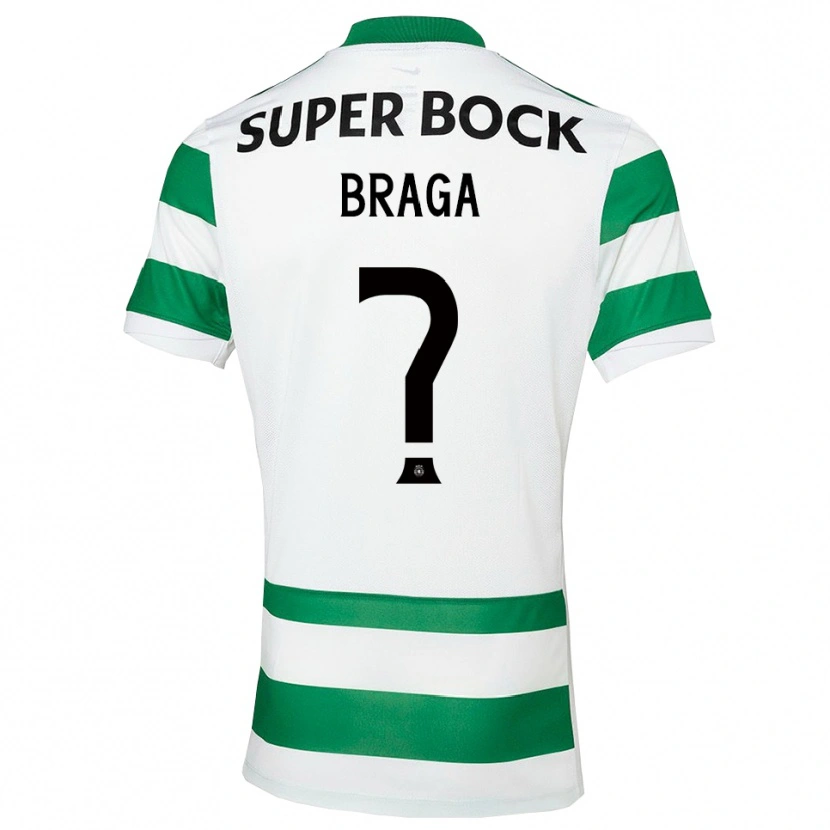 Danxen Men Gonçalo Braga #0 Green White Home Jersey 2025/26 T-Shirt