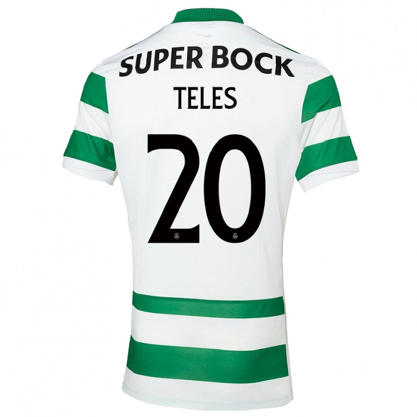 Danxen Men Ana Isabel Teles #20 Green White Home Jersey 2025/26 T-Shirt