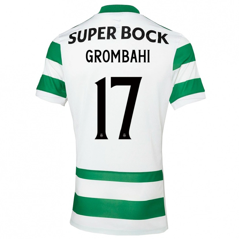 Danxen Men Chris Grombahi #17 Green White Home Jersey 2025/26 T-Shirt