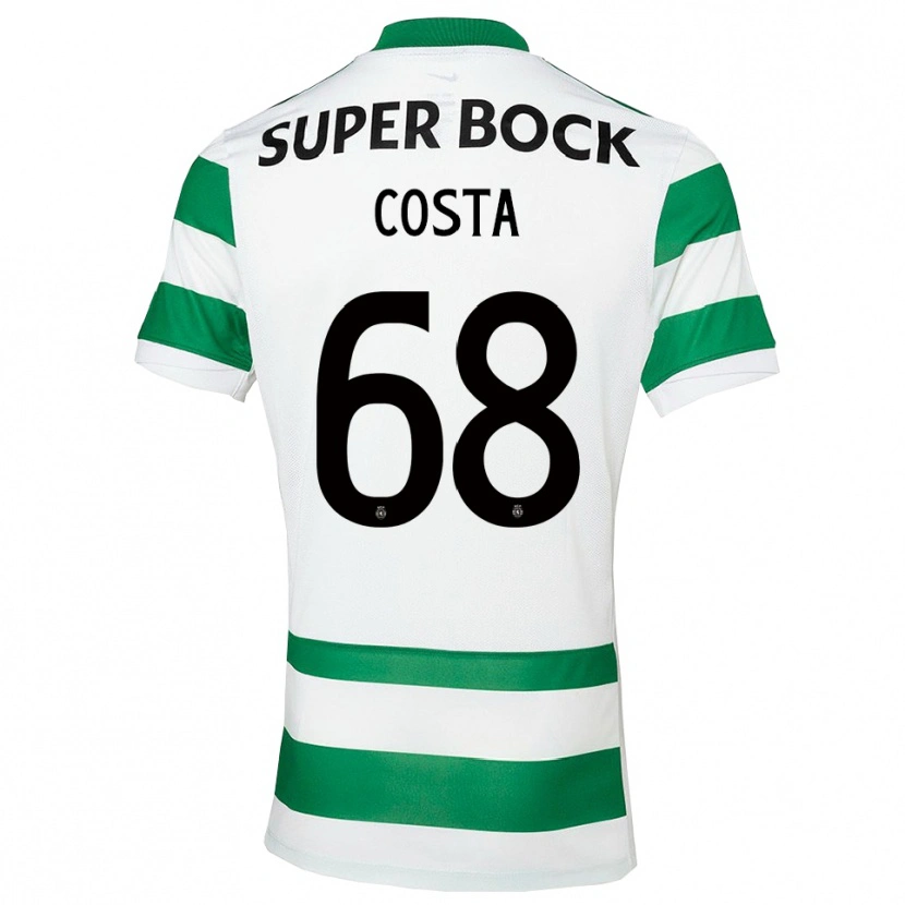 Danxen Men Daniel Costa #68 Green White Home Jersey 2025/26 T-Shirt