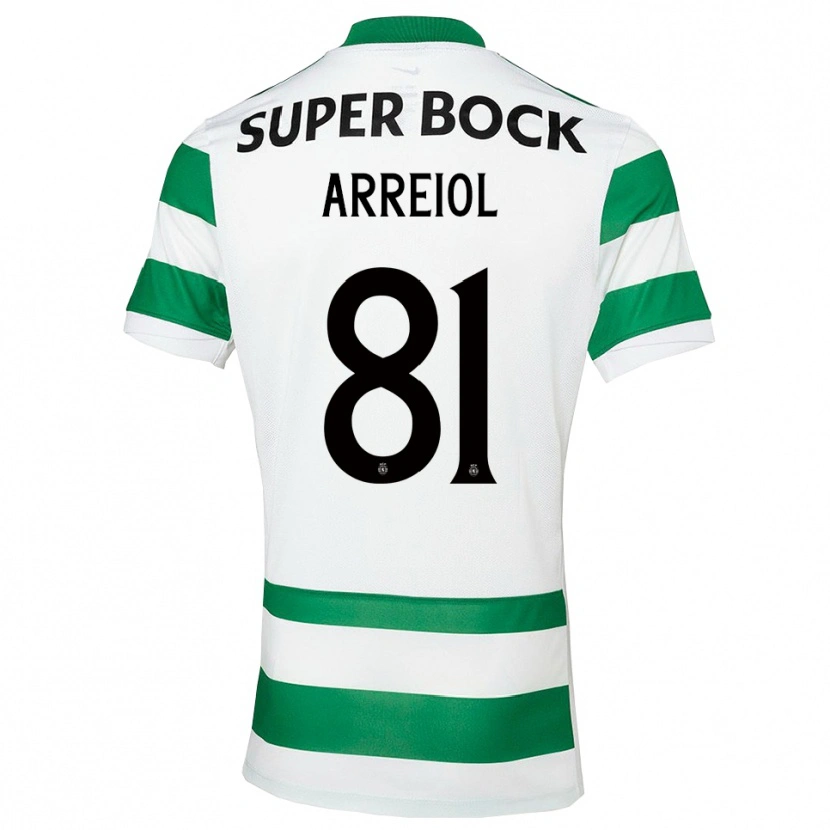 Danxen Men Henrique Arreiol #81 Green White Home Jersey 2025/26 T-Shirt