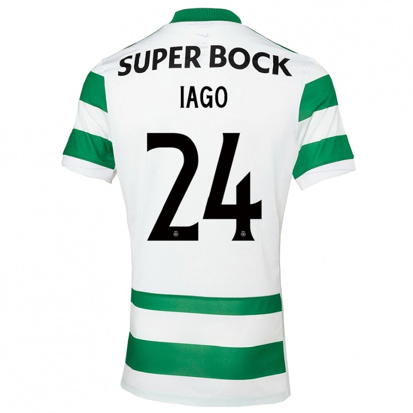 Danxen Men Paulo Iago #24 Green White Home Jersey 2025/26 T-Shirt