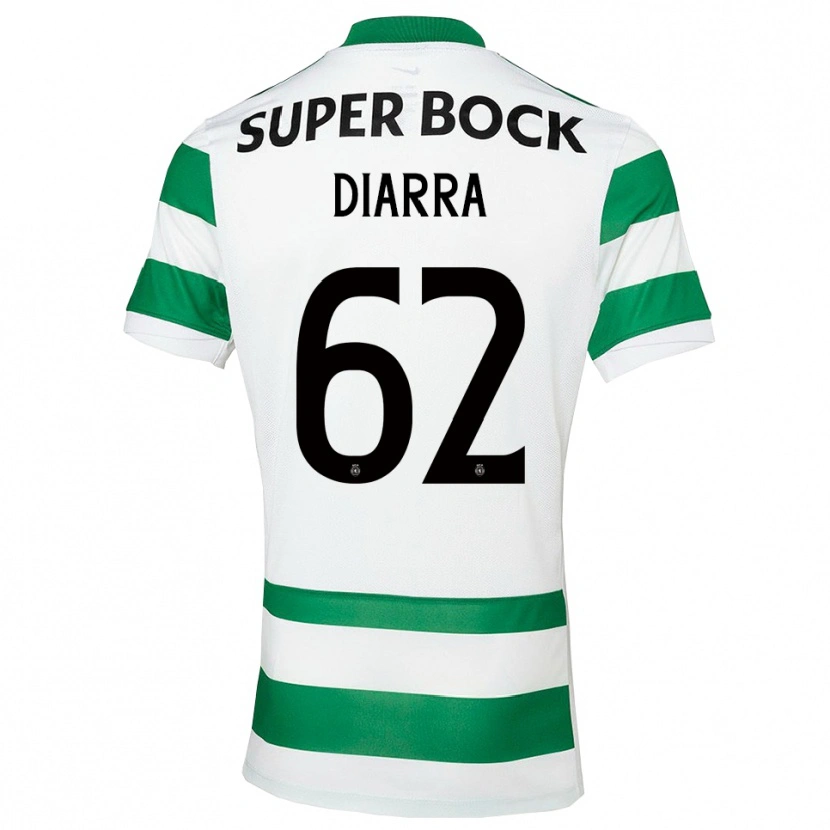 Danxen Men Ibrahim Diarra #62 Green White Home Jersey 2025/26 T-Shirt