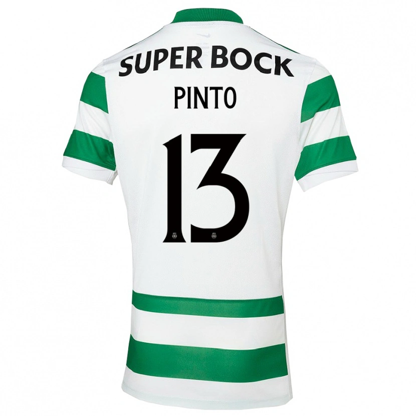 Danxen Men Fátima Pinto #13 Green White Home Jersey 2025/26 T-Shirt