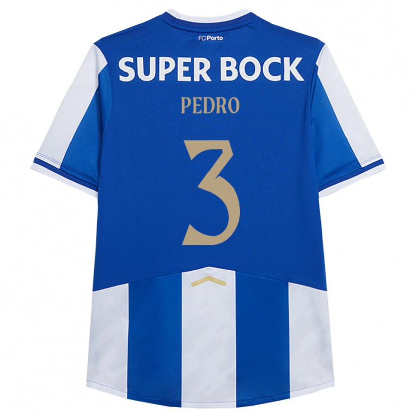Danxen Men Zé Pedro #3 Blue White Home Jersey 2025/26 T-Shirt