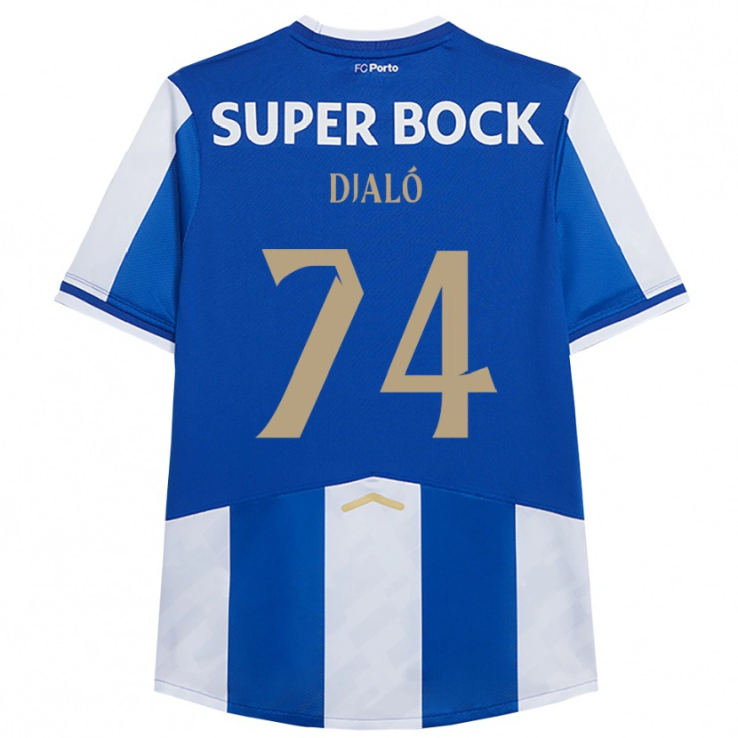 Danxen Men Ussumane Djaló #74 Blue White Home Jersey 2025/26 T-Shirt