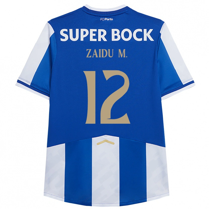 Danxen Men Zaidu #12 Blue White Home Jersey 2025/26 T-Shirt
