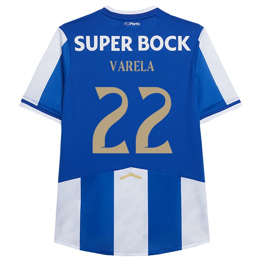 Danxen Men Alan Varela #22 Blue White Home Jersey 2025/26 T-Shirt