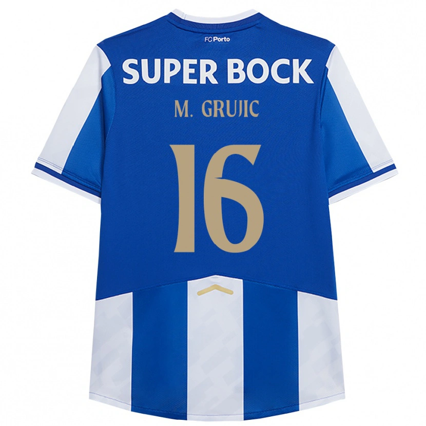 Danxen Men Marko Grujić #16 Blue White Home Jersey 2025/26 T-Shirt