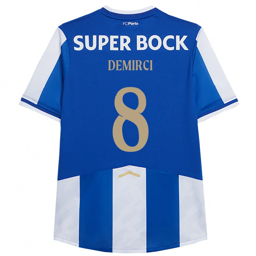 Danxen Men Rayan Demirci #8 Blue White Home Jersey 2025/26 T-Shirt