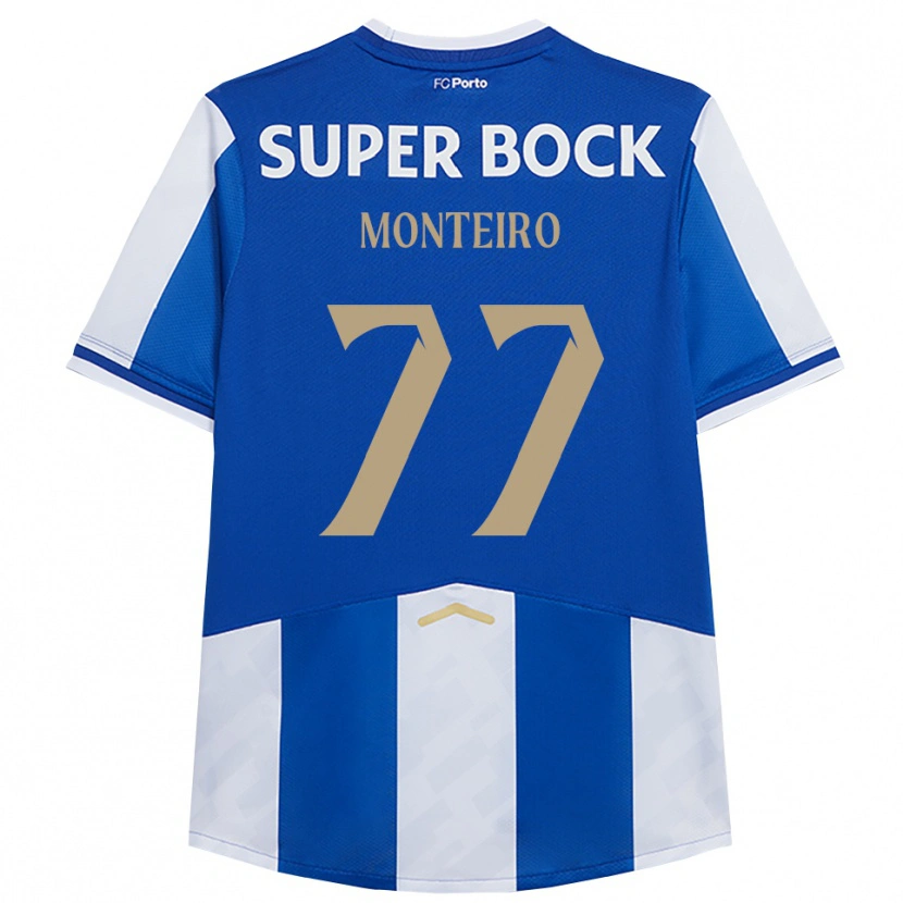 Danxen Men Rui Monteiro #77 Blue White Home Jersey 2025/26 T-Shirt