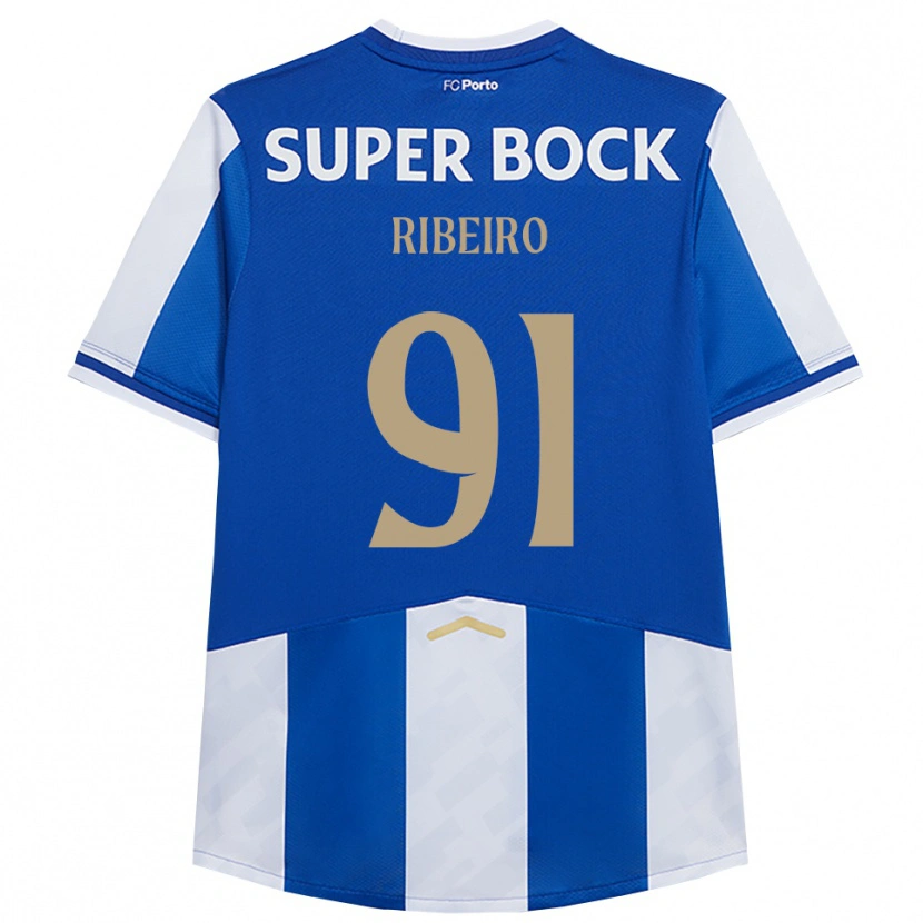 Danxen Men Gonçalo Ribeiro #91 Blue White Home Jersey 2025/26 T-Shirt