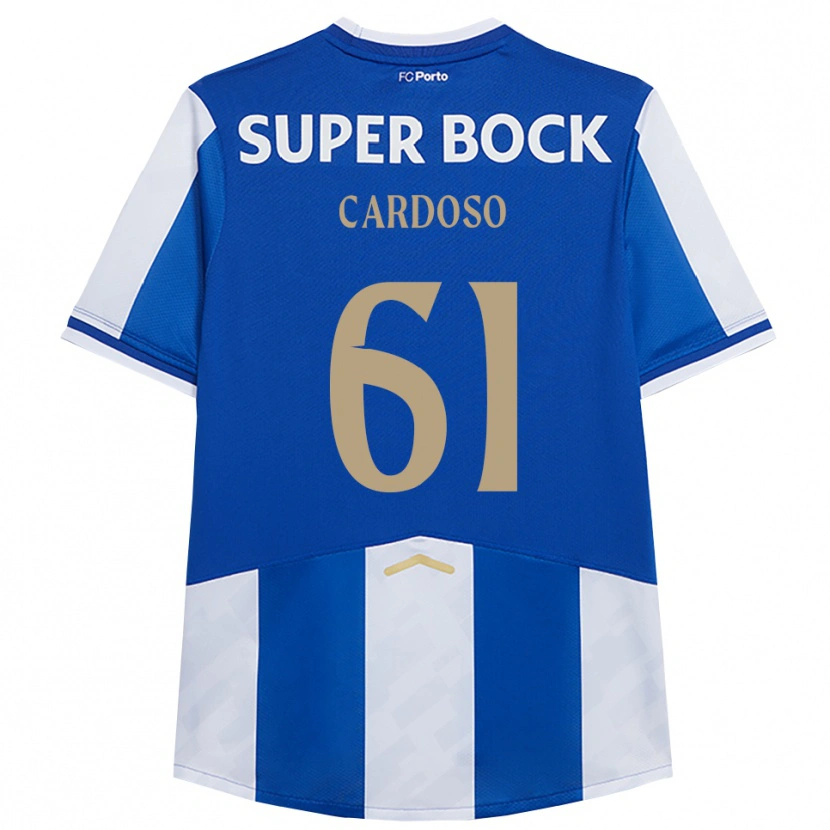 Danxen Men Ivan Cardoso #61 Blue White Home Jersey 2025/26 T-Shirt