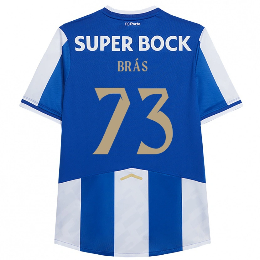 Danxen Men Gabriel Brás #73 Blue White Home Jersey 2025/26 T-Shirt