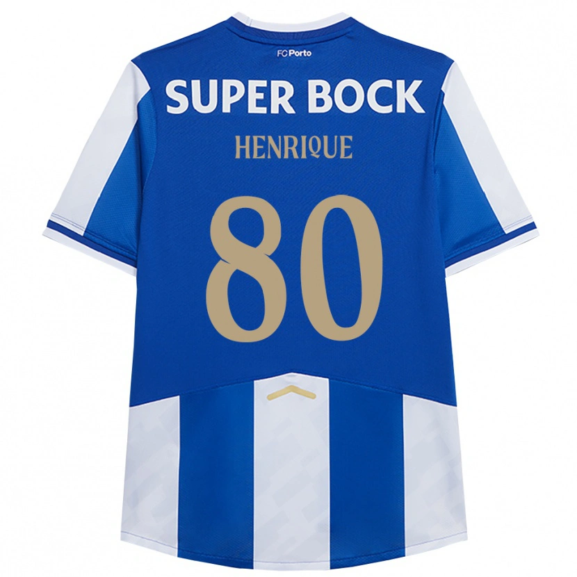 Danxen Men Kaio Henrique #80 Blue White Home Jersey 2025/26 T-Shirt