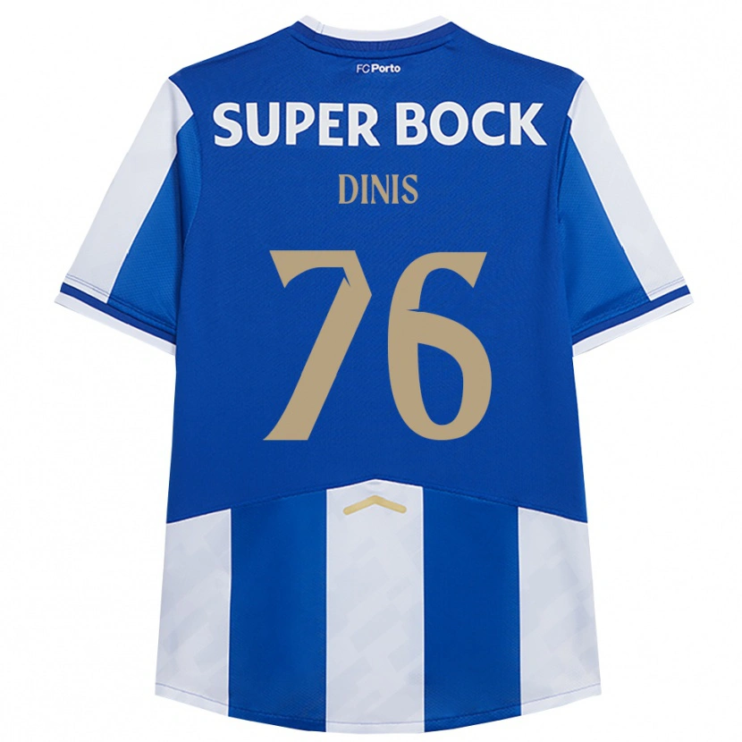 Danxen Men Dinis #76 Blue White Home Jersey 2025/26 T-Shirt