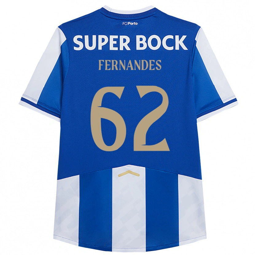 Danxen Men Rodrigo Fernandes #62 Blue White Home Jersey 2025/26 T-Shirt