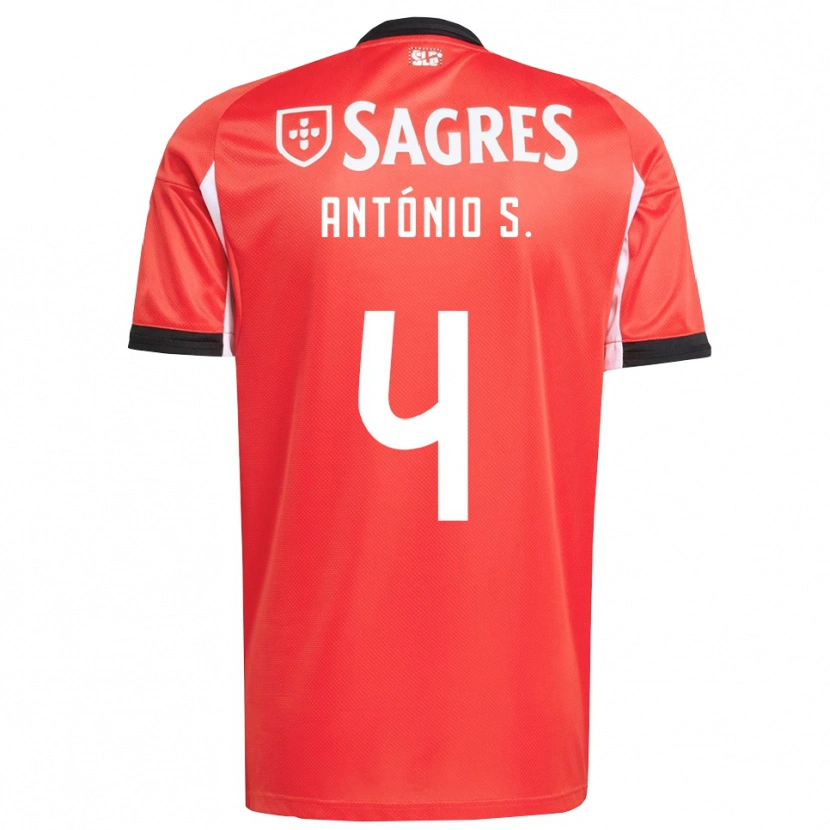 Danxen Men António Silva #4 Red White Home Jersey 2025/26 T-Shirt