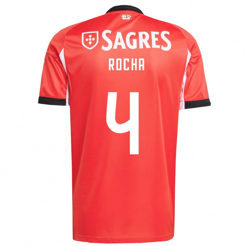 Danxen Men Diogo Rocha #4 Red White Home Jersey 2025/26 T-Shirt