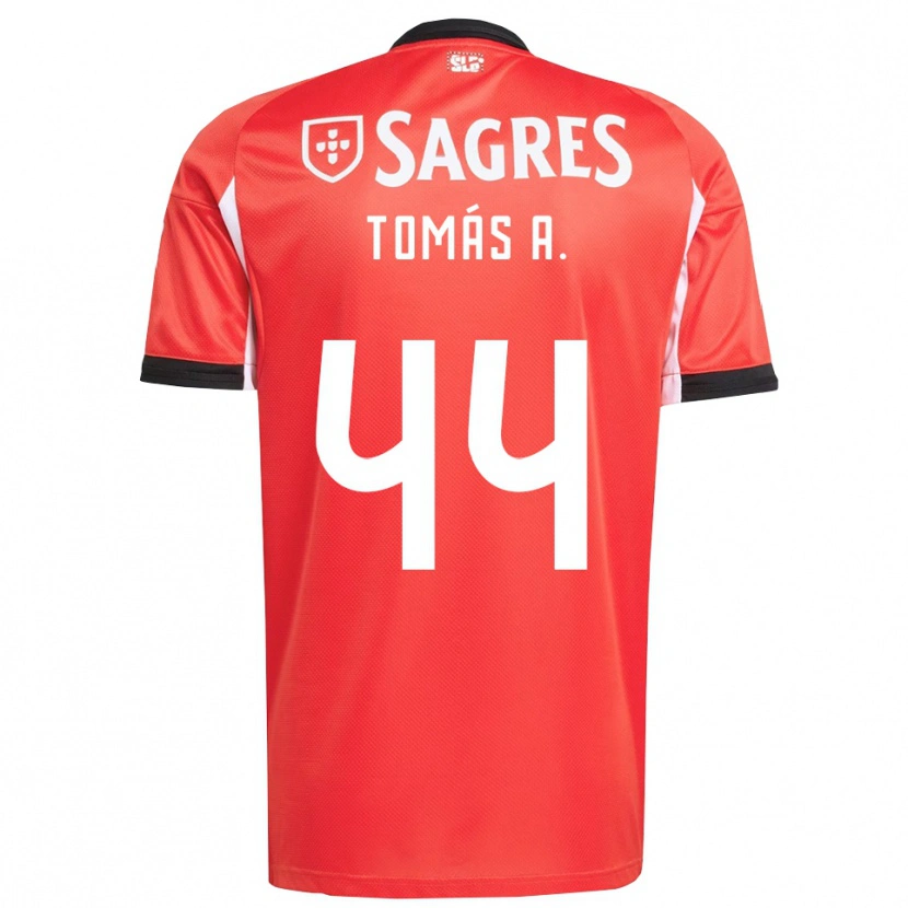 Danxen Men Tomás Araújo #44 Red White Home Jersey 2025/26 T-Shirt