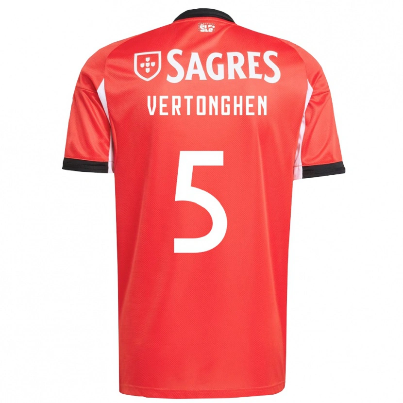 Danxen Men Jan Vertonghen #5 Red White Home Jersey 2025/26 T-Shirt