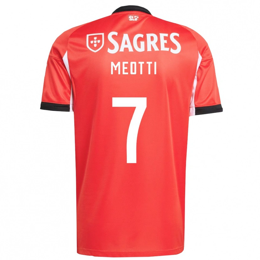 Danxen Men Carlos Meotti #7 Red White Home Jersey 2025/26 T-Shirt