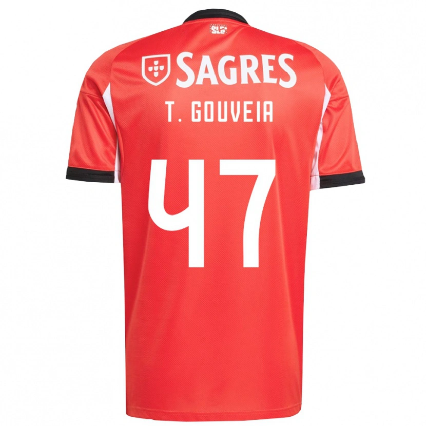 Danxen Men Tiago Gouveia #47 Red White Home Jersey 2025/26 T-Shirt