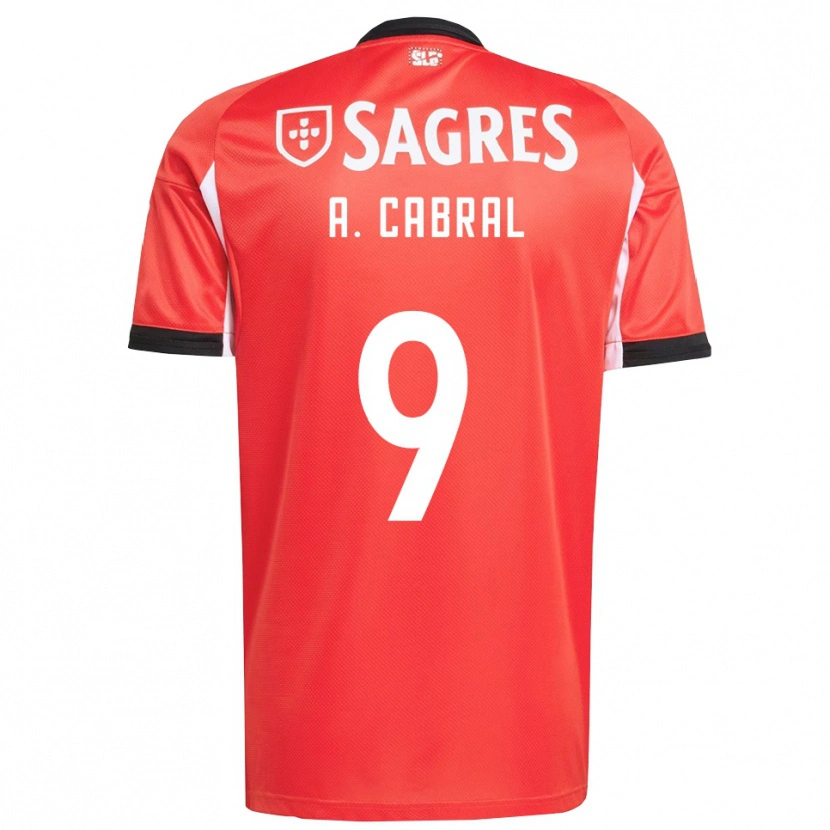 Danxen Men Arthur Cabral #9 Red White Home Jersey 2025/26 T-Shirt