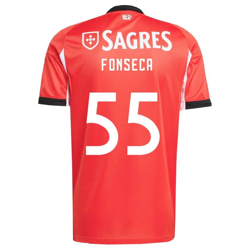Danxen Men João Fonseca #55 Red White Home Jersey 2025/26 T-Shirt
