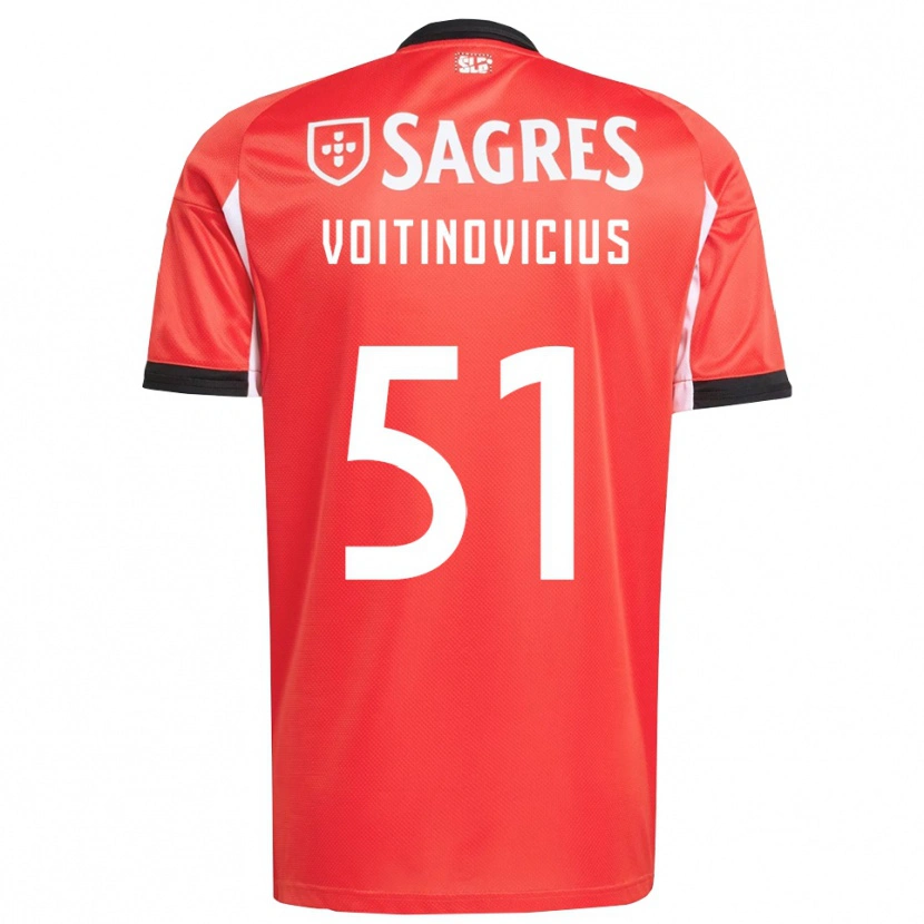 Danxen Men Arnas Voitinovičius #51 Red White Home Jersey 2025/26 T-Shirt