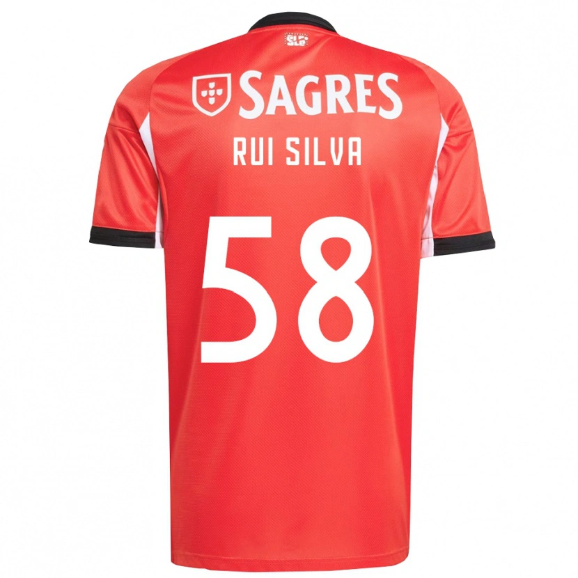 Danxen Men Rui Silva #58 Red White Home Jersey 2025/26 T-Shirt