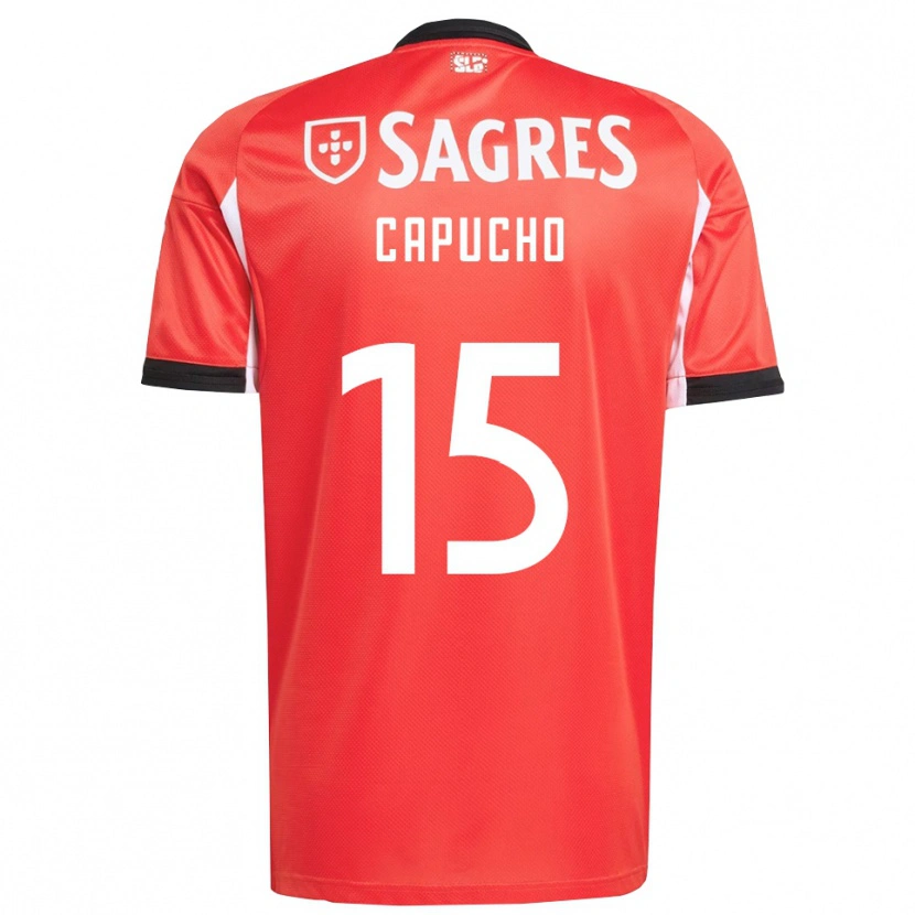 Danxen Men João Capucho #15 Red White Home Jersey 2025/26 T-Shirt