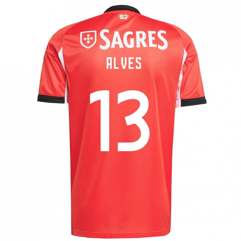 Danxen Men Lúcia Alves #13 Red White Home Jersey 2025/26 T-Shirt