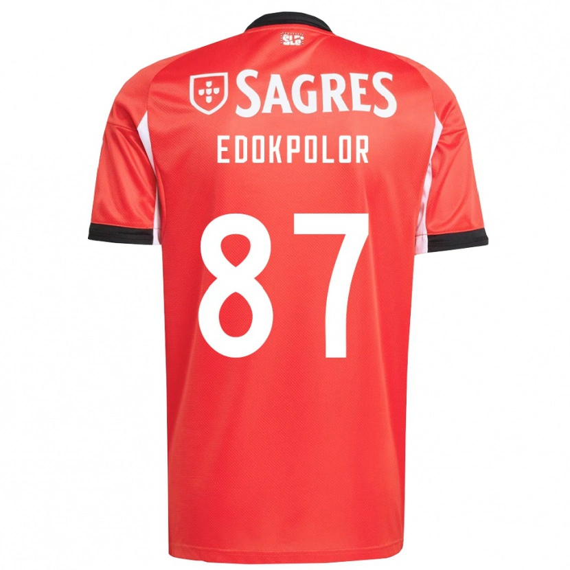 Danxen Men Peter Edokpolor #87 Red White Home Jersey 2025/26 T-Shirt