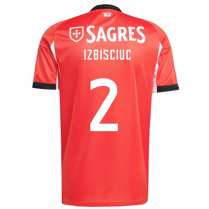Danxen Men Pedro Izbisciuc #2 Red White Home Jersey 2025/26 T-Shirt