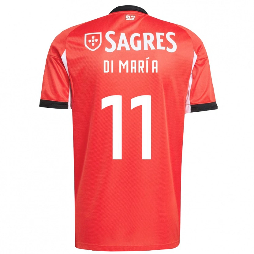 Danxen Men Angel Di Maria #11 Red White Home Jersey 2025/26 T-Shirt