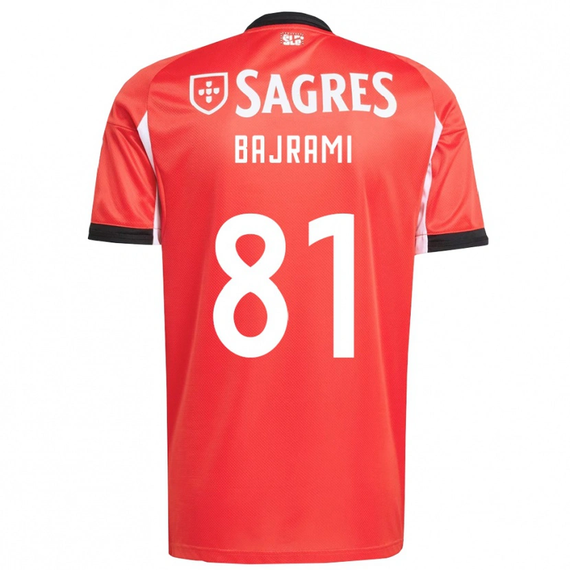 Danxen Men Adrian Bajrami #81 Red White Home Jersey 2025/26 T-Shirt