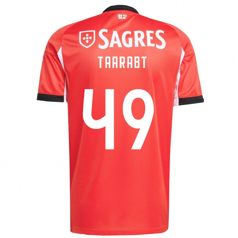 Danxen Men Adel Taarabt #49 Red White Home Jersey 2025/26 T-Shirt