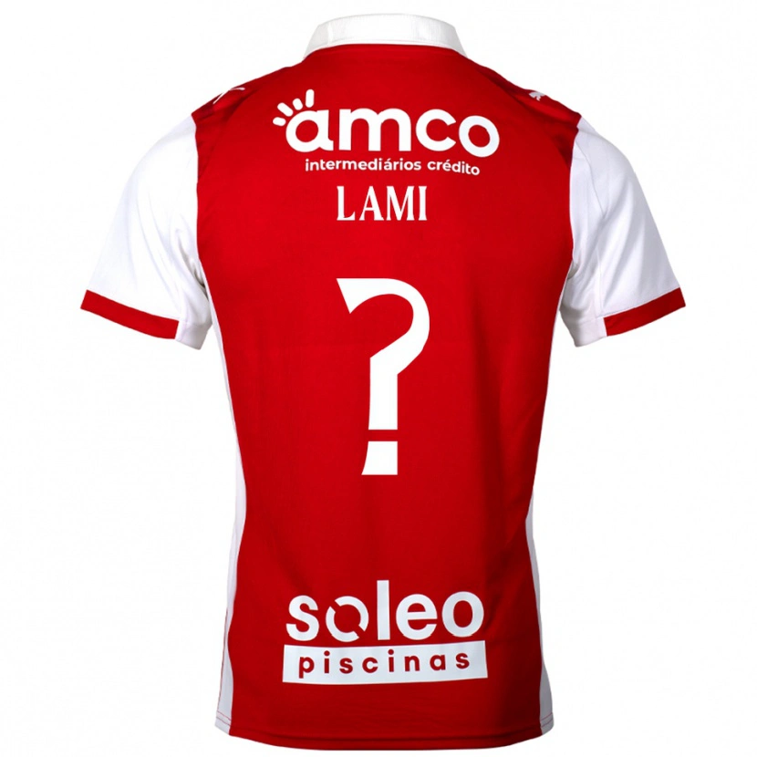 Danxen Men Dário Lami #0 Red White Home Jersey 2025/26 T-Shirt
