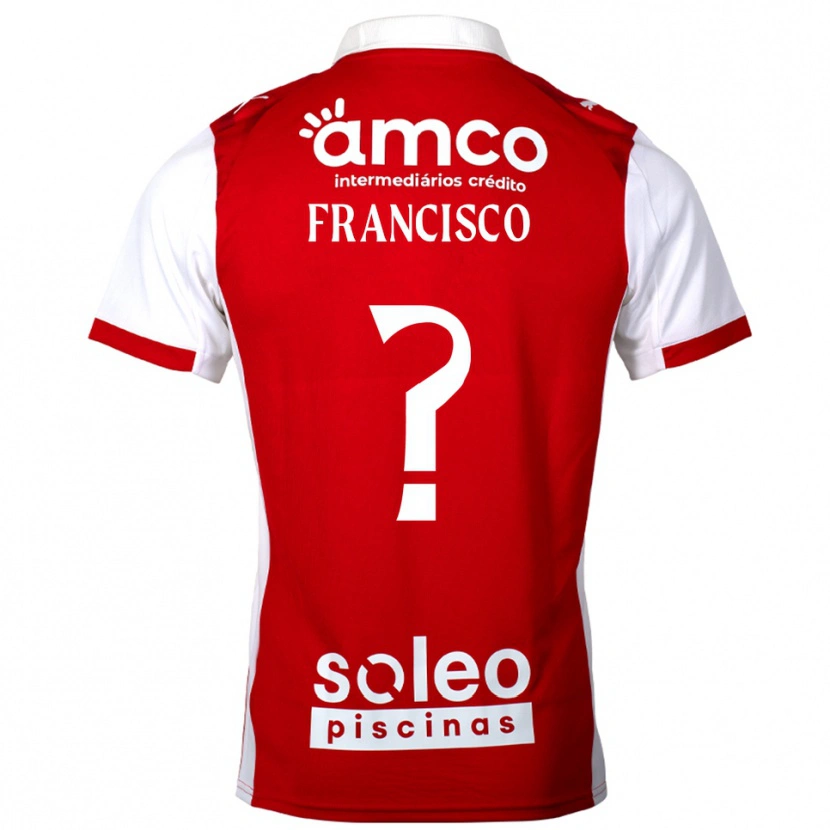 Danxen Men Martim Francisco #0 Red White Home Jersey 2025/26 T-Shirt