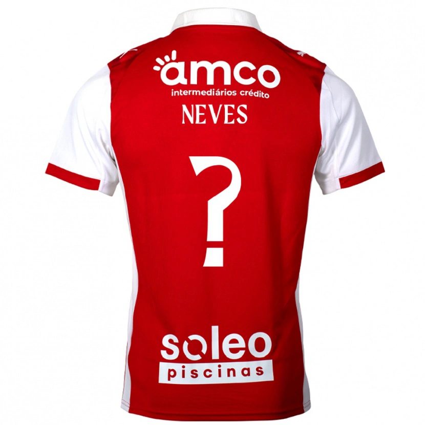 Danxen Men Bernardo Neves #0 Red White Home Jersey 2025/26 T-Shirt